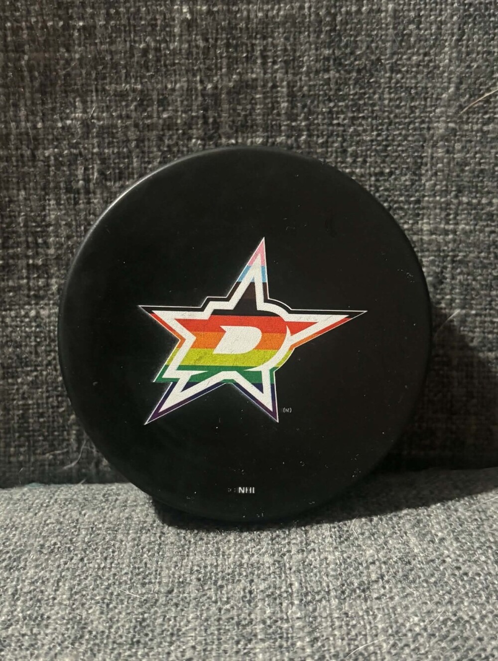 Dallas Stars Pride Night Hockey Puck New